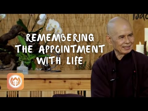 Remembering the Appointment with Life | Thich Nhat Hanh (short teaching video)